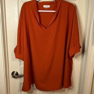 Calvin Klein 2X short sleeve top